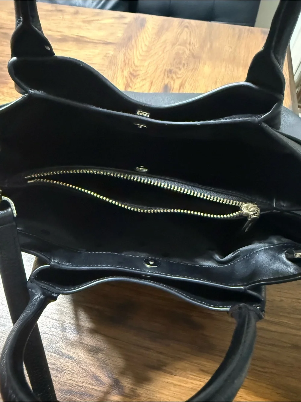 Kate Spade Black Pebbled Leather Dumpling Satchel Bag
